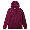 Men's Regular Fit Hooded Wool-Blend Casual Fleece Sweatshirt
