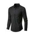 Solid Color Long-sleeved Slim-fit Formal Business Shirt