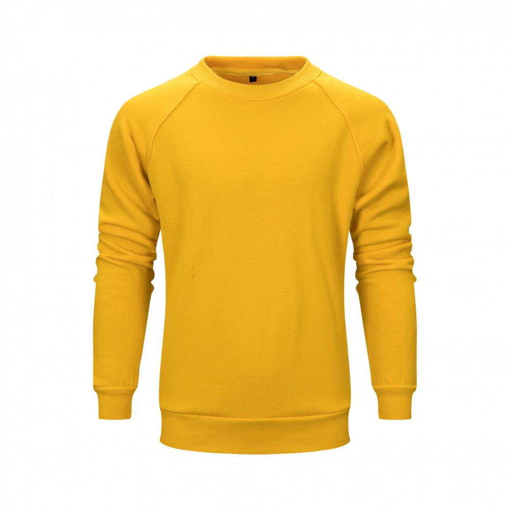 Men's Round Neck Plus Velvet Long Sleeves Sweater