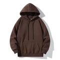 Men's Minimalist Retro Loose-Fit Hoodie