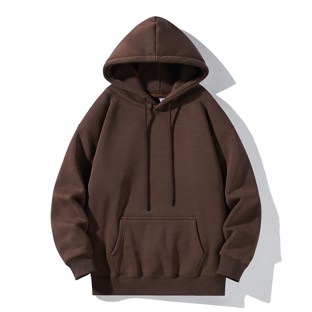 Men's Minimalist Retro Loose-Fit Hoodie