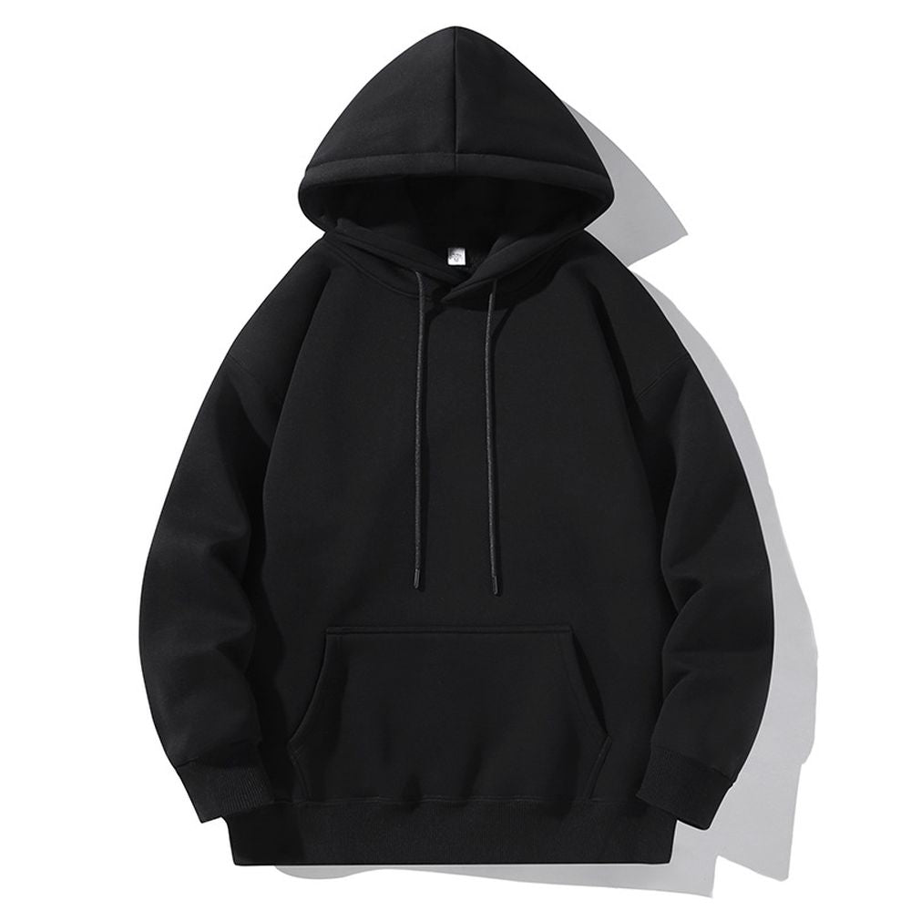 Men's Minimalist Retro Loose-Fit Hoodie