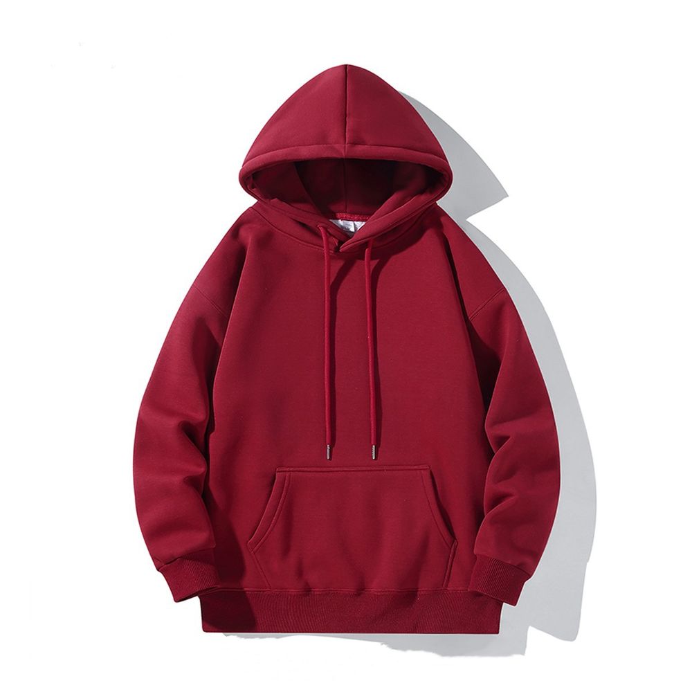 Men's Minimalist Retro Loose-Fit Hoodie